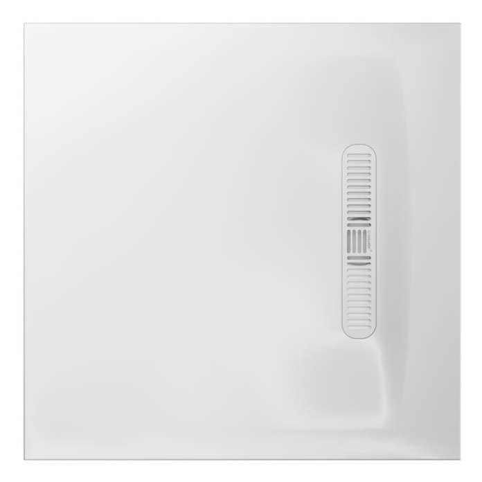 Cutout image of Crosswater Vito 900mm Square Dolomite Shower Tray